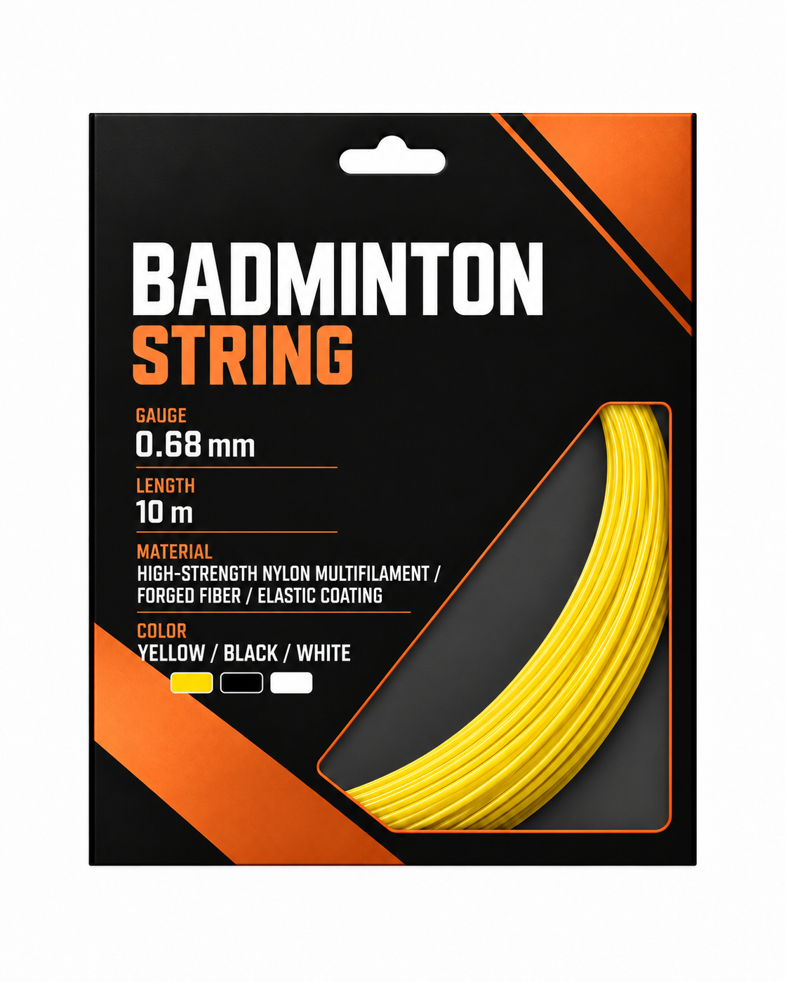 Durable Nylon / Oval Forged Fiber String